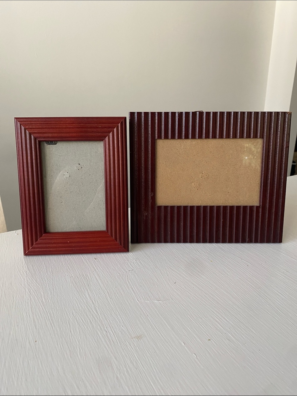 Wood Textured Picture Frame Set 4x6